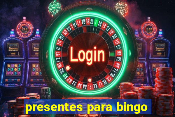 presentes para bingo